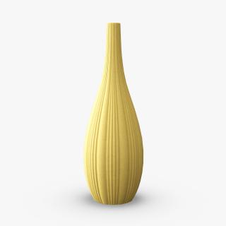 Tall Matt Ceramic Vase 3D