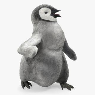 3D model Penguin Baby Walking Pose