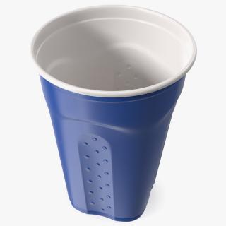 Solo Squared Plastic Cup Blue 3D model