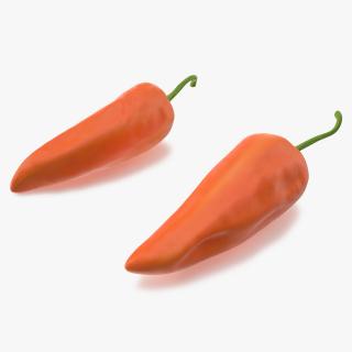 Hot Pepper Orange 3D