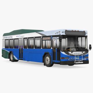 3D Gillig Advantage Hybrid Bus Intercity Transit Simple Interior
