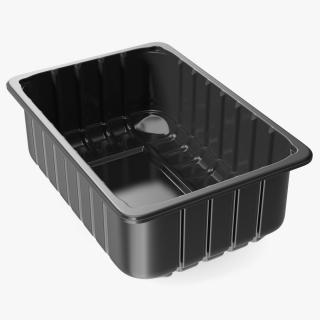 3D model Disposable Food Container without Lid 21x15cm