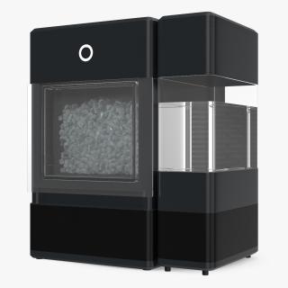 Portable Nugget Ice Maker Machine Black 3D model