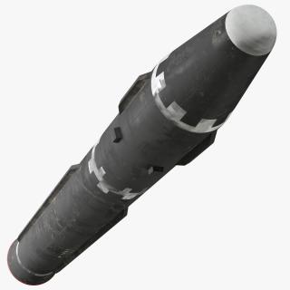 3D Intercontinental Ballistic Missile Hwasong-15 Dirty