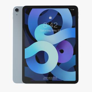 3D model Apple iPad Air 4 2020 Sky Blue