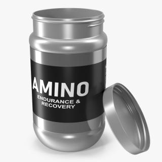 Amino Acids Blend with BCAA 3D