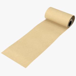 3D model Wrapping Paper in a Roll Kraft