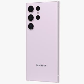 Flagship Smartphone Samsung Galaxy S23 Lavender 3D