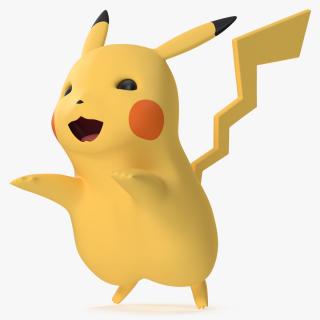 Pikachu Character Rigged 3D model