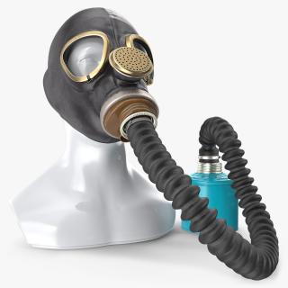 3D Military Gas Mask GP5 with Hose