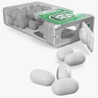 Spilled Tic Tac Freshmints Breath Mints 3D model