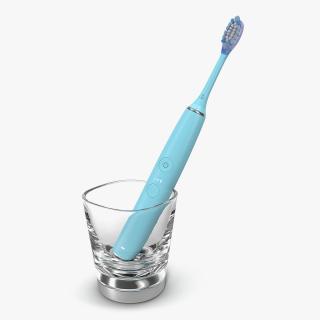 3D Electric Toothbrush with Glass Charger Generic