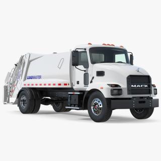 Mack MD6 Medium-Duty Garbage Truck 3D model
