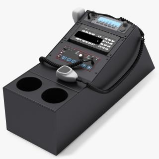 3D model Police Car Radio Control Panel