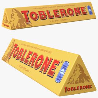 Toblerone Milk Chocolate Package 3D