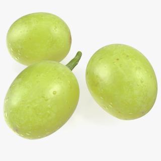 Green Grapes 3D