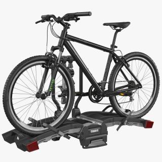 Thule EasyFold XT2 with Mountain Bike 3D