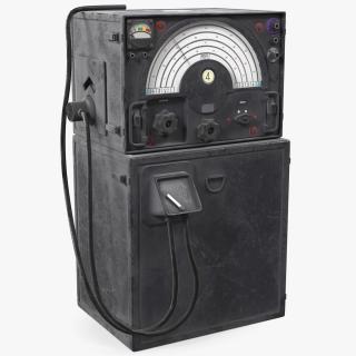 3D Vintage Military Amplifier