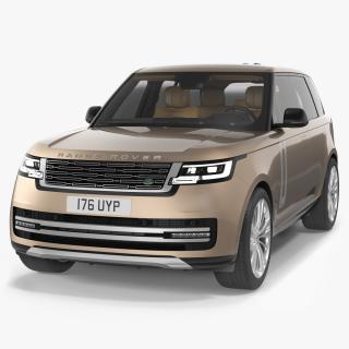 3D Range Rover 2022 Lights On