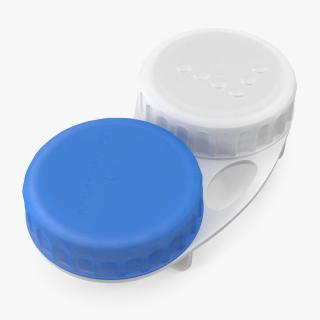 3D Bausch and Lomb Contact Lens Case model