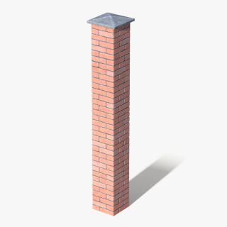 Brick Pillar 3D