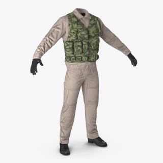 3D Military Uniform