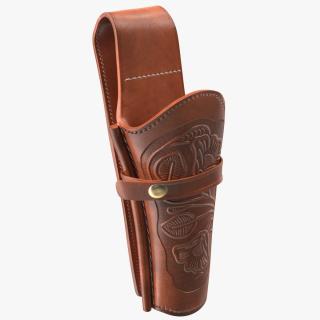 3D Leather Holster Empty