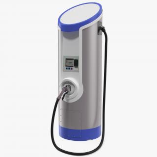 3D Commercial Electric Vehicle Charger Generic model