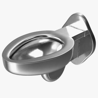 Stainless Steel Toilet Wall Mounted New 3D model