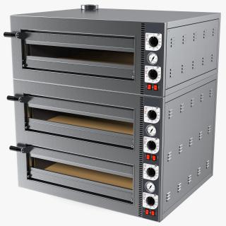 3D Triple Deck Electric Pizza Oven