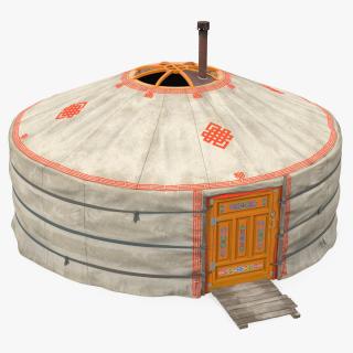 Yurt of Mongolian Nomads 3D model