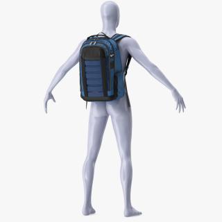 Travel Laptop Computer Backpack on Mannequin 3D model