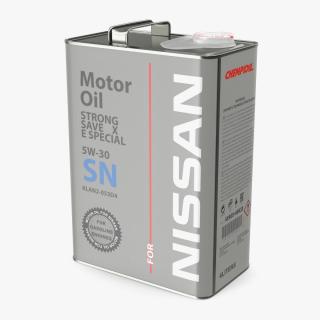 3D Nissan Motor Oil Metal Can