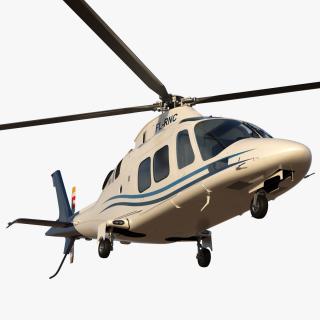 Agusta AW109S Grand Blue 3D model