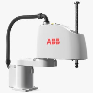 3D ABB IRB 910SC Industrial Robot Arm Rigged