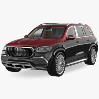 Maybach GLS 600 Red 3D model