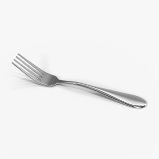 3D Silver Fork