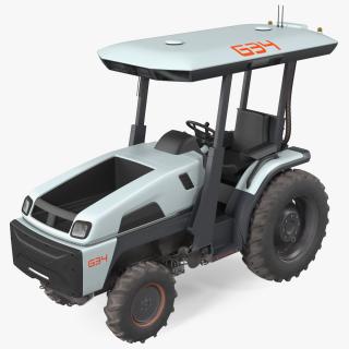 3D Monarch Self Driving Electric Tractor Dusty model