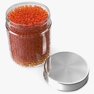 Red Caviar in Jar 3D