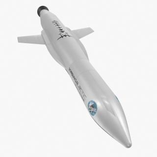 Virgin Galactic Rocket with Satellite 3D