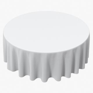 3D Round TableCloth 2 model
