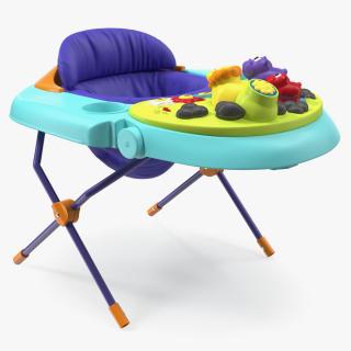 Baby Seat with Toys 3D model