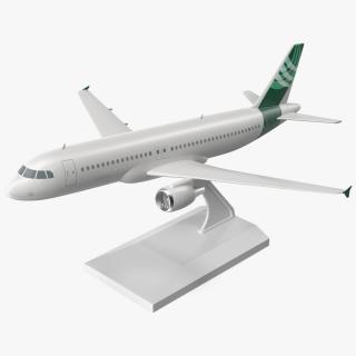 Low Wing Jet Airliner Scale Model with Stand 3D model