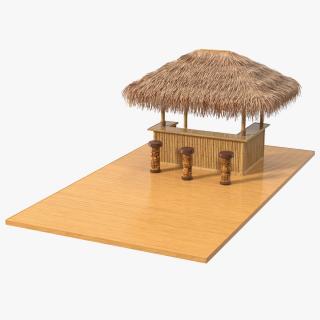 3D model Tiki Bar