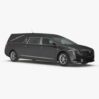 3D Cadillac Platinum Phoenix Hearse 2019 Simple Interior model