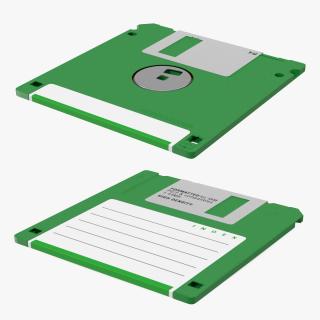 Double Sided Micro Diskette 3D