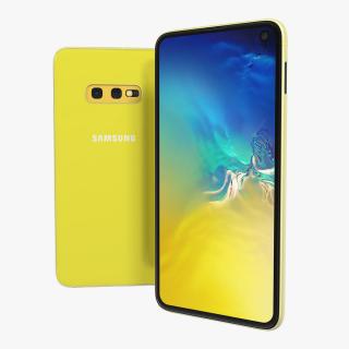 3D Samsung Galaxy S10E Yellow