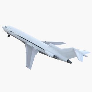 Boeing 727-100 Generic Rigged 3D model