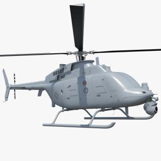 3D Northrop Grumman MQ-8C Fire Scout Unmanned Helicopter model