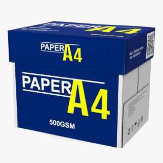 A4 Multipurpose Paper Box 80 Gsm 3D